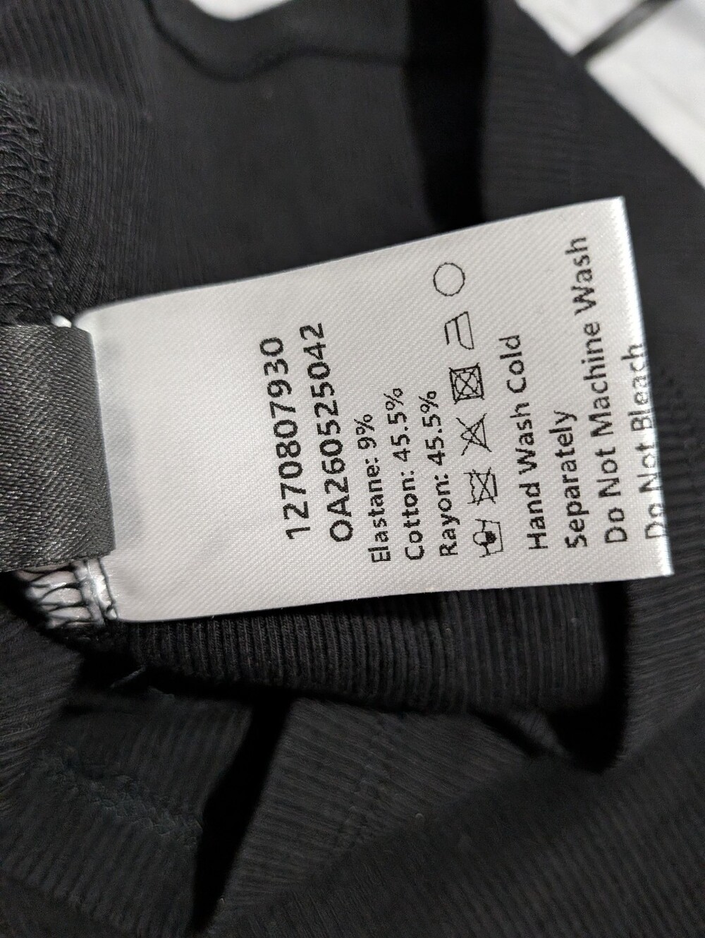 Commense Ring Detail One Shoulder Ribbed Top - Picture 9 of 14